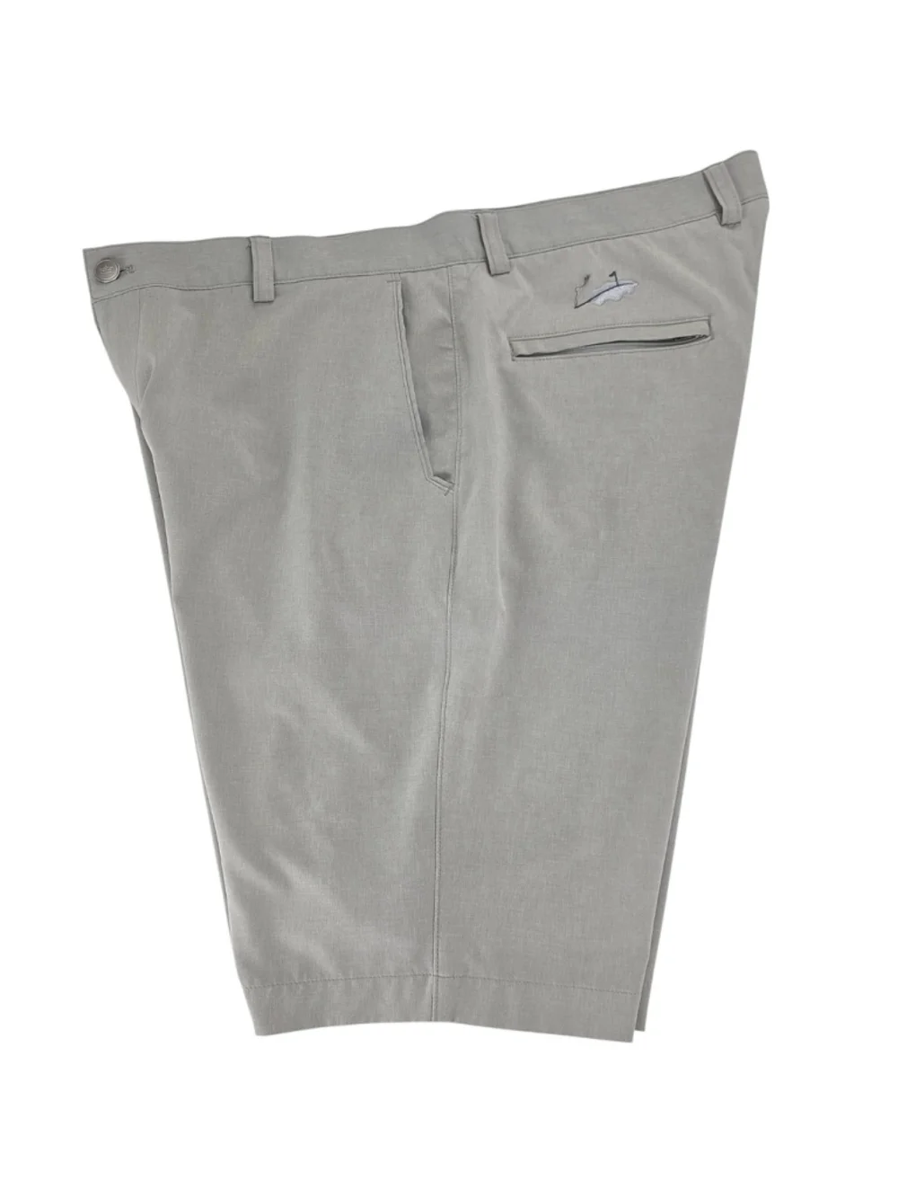 Peter Millar Featherweight Performance Shorts Mens 36 Gray Stretch Golf UPF 50+